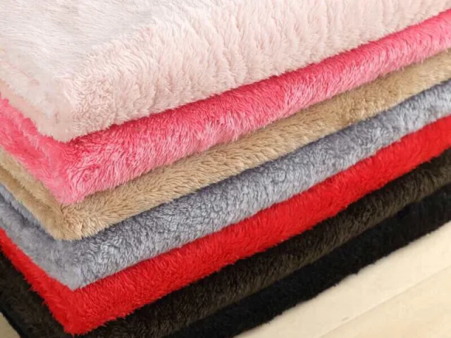 Vải Velboa lông ngắn nhiều màu